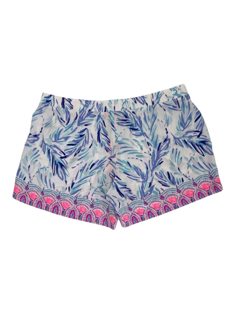 Lilly Pulitzer Katia Short Resort White Flock lightweight pull-on shorts  XL - Picture 3 of 12